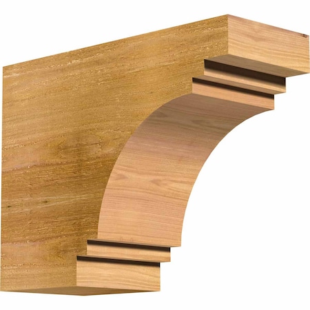 Ekena Millwork Pescadero Rough Sawn Rafter Tail, Western Red Cedar, 6"W x 12"H x 16"L RFT06X12X16PEC00RWR